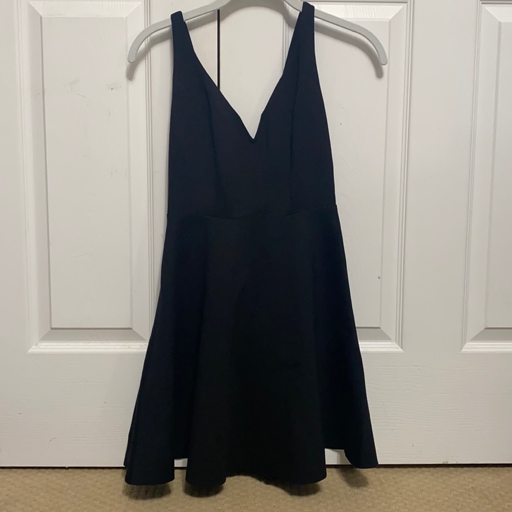 Kimchi Blue Black Skater Dress Size XS